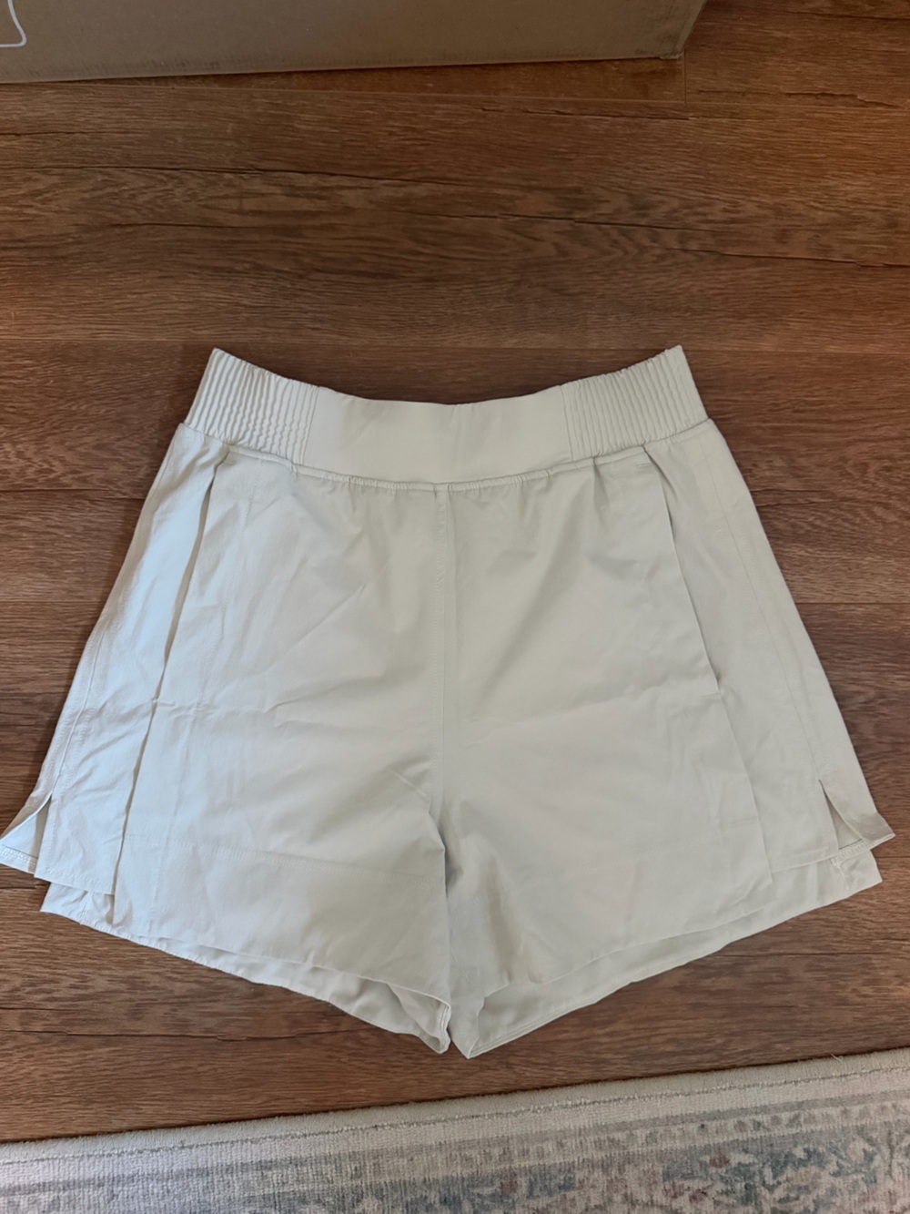 lululemon cream shorts